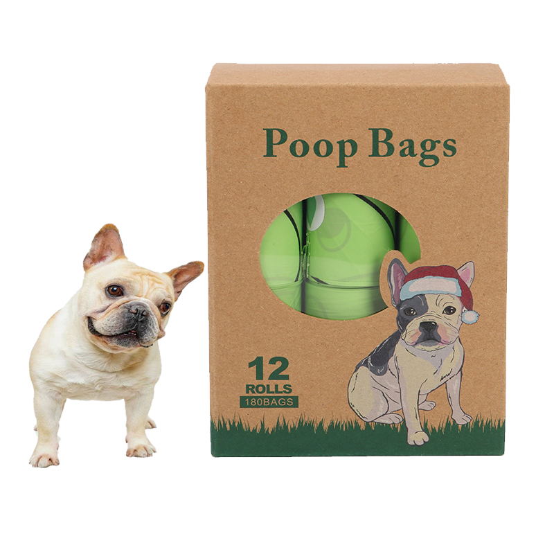 Eco Friendly 100% Biodegradable doggy poo Compost Pet Poop Plastic Pack Dog Waste Bag