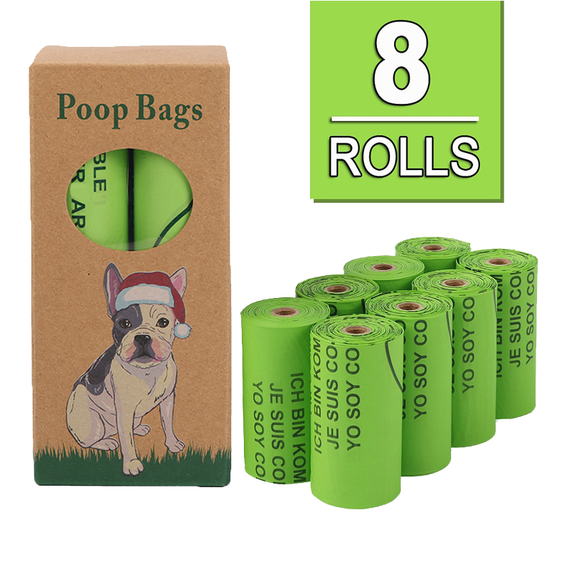 Eco-friendly Customized Logo Biodegradable Dog Poop Bag