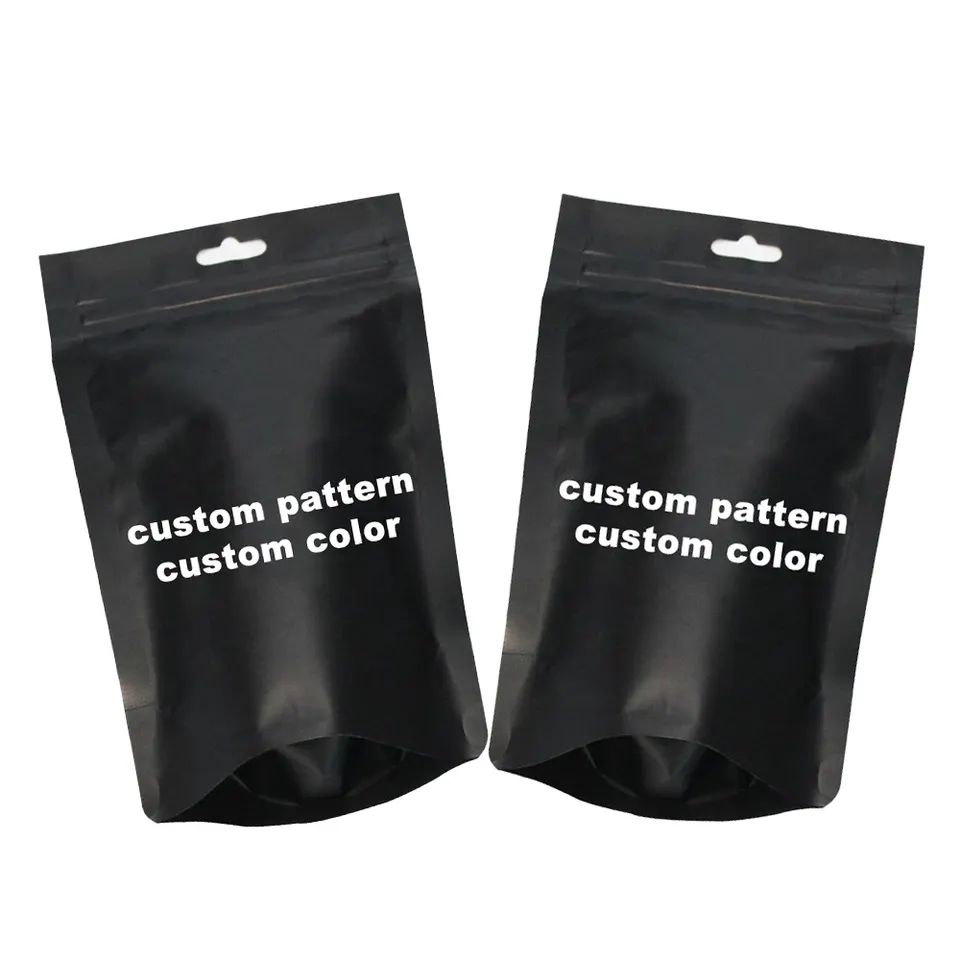 Custom Design China Factory Resealable Plastic Ziplock Coffee Packaging Bags White Color Stand up Bags