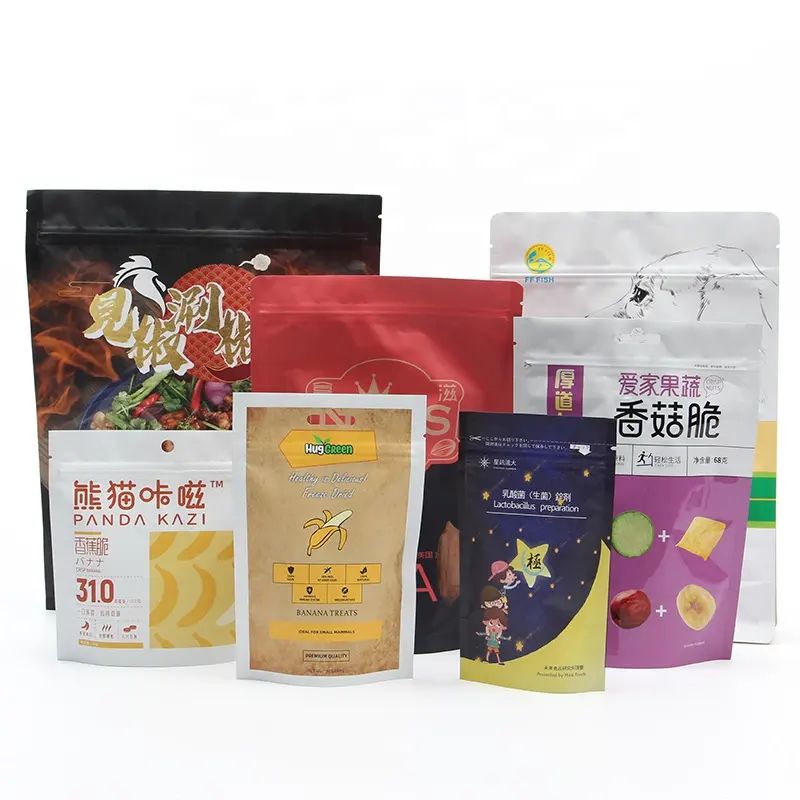 Tea Coffee Bag Printed Stand up Wholesales Food Packaging Pouches with Zipper Aluminum Foil Stand up Pouch6 Tea Coffee Bag Printed Stand up Wholesales