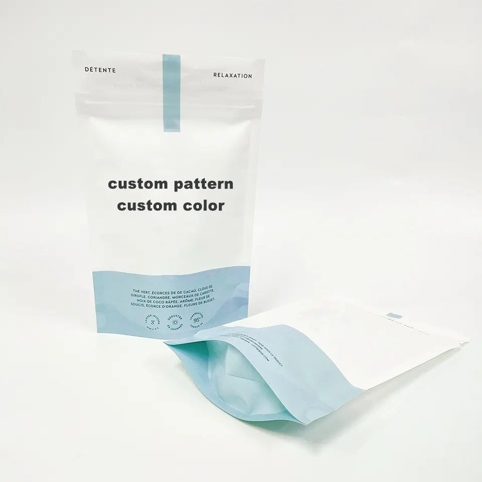 Bolsas Cafe Custom Digital Printing Matte Coffee Packaging Flat Bottom Coffee Bag One Way Valve