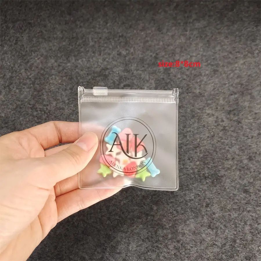 Low MOQ Custom Frosted Plastic Bag Logo Printing with Zipper