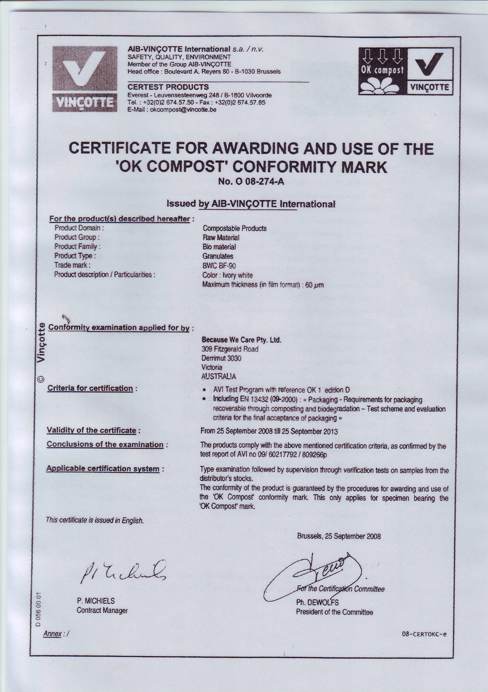 SGS Certification: Independent Verification of Product Integrity