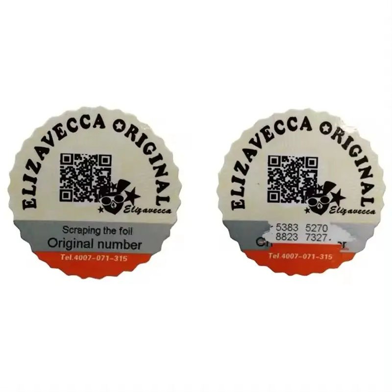 Secure Hologram Anti-Counterfeit Label Scratch Off Tamper Evident For Electronics