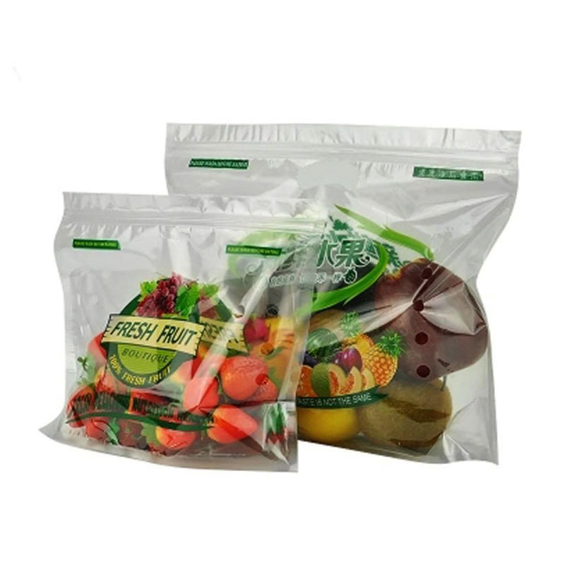 Wholesale Recycled Breathable Produce Bags Custom Thick Gusseted Ventilation