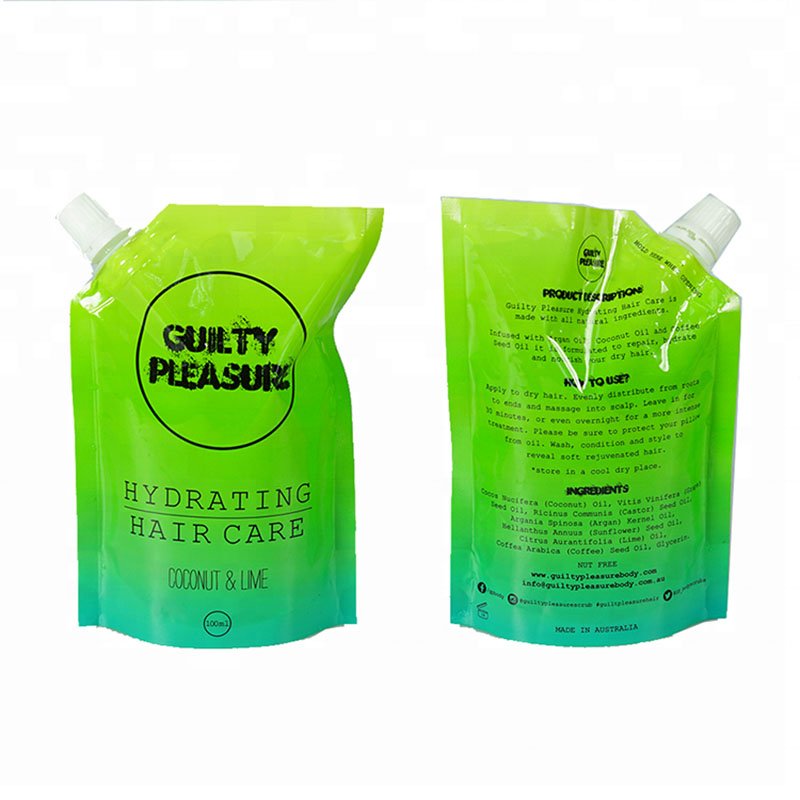 Best Supplier Clear Window Liquid Packaging Spout Pouch With Zipper Pack wholesale