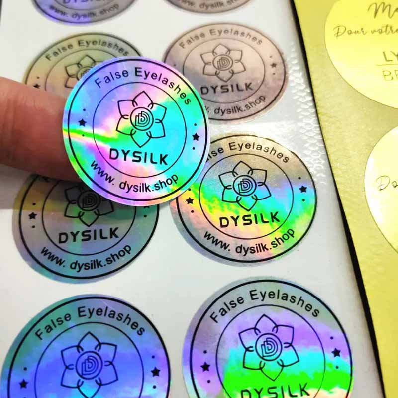 Wholesale Rainbow Holographic Stickers For Electronics Brand Identification