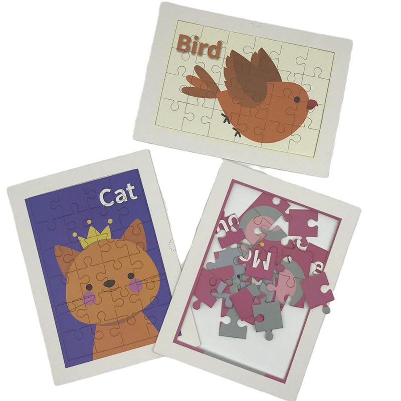 Wholesale 100 Piece Large Animal Cartoon Puzzle Set Safe For All Ages