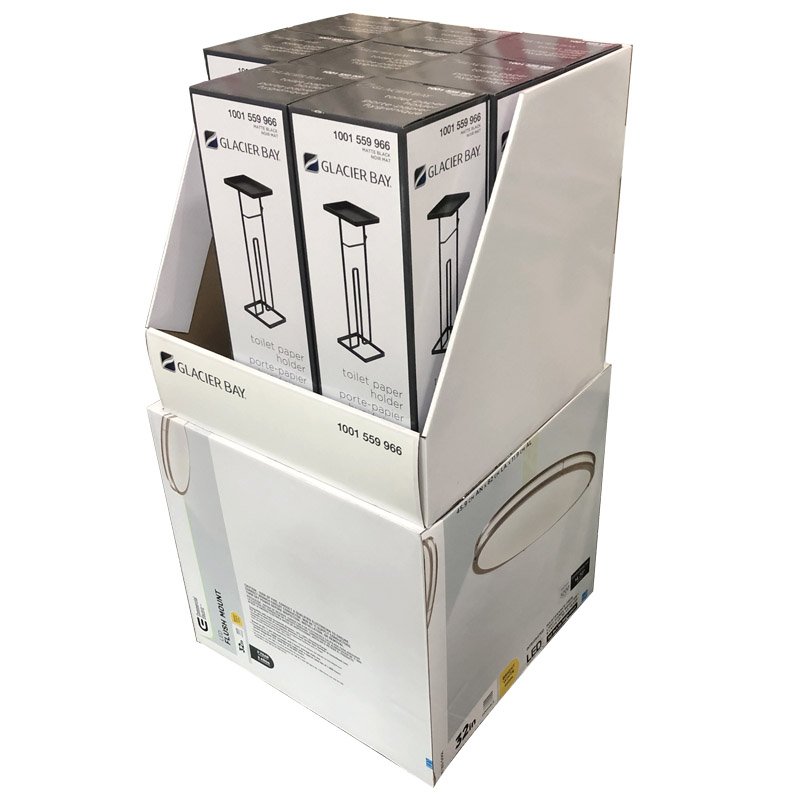 Foldable Paper Display Stand Eco Friendly POS Packaging Factory Direct