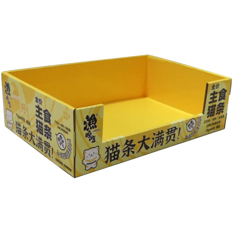 Foldable Paper Display Stand Eco Friendly POS Packaging Factory Direct
