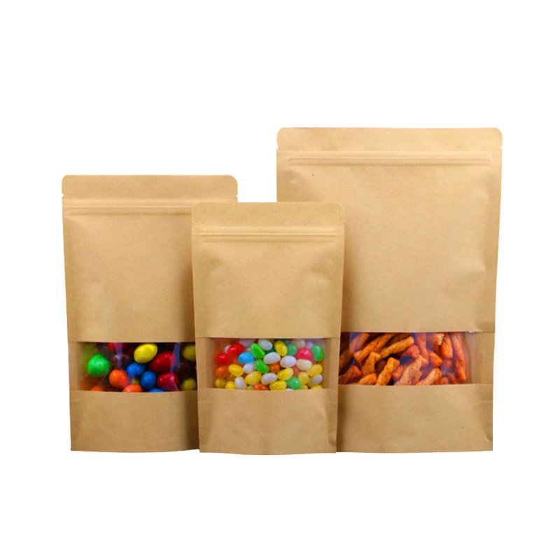 Best Recyclable Brown Kraft Paper Shopping Bags With Handles Wholesale wholesale