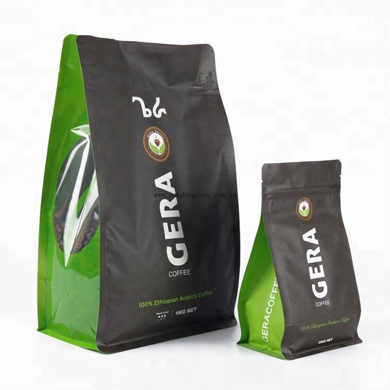 Best Reusable Stand Up Coffee Packaging Bag With Zipper Eco Friendly Design wholesale