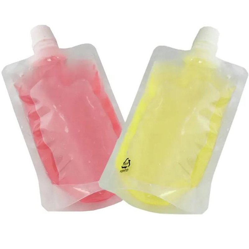 Durable PET PE Spout Pouch For Liquid Detergent Packaging In Multiple Thickness Options