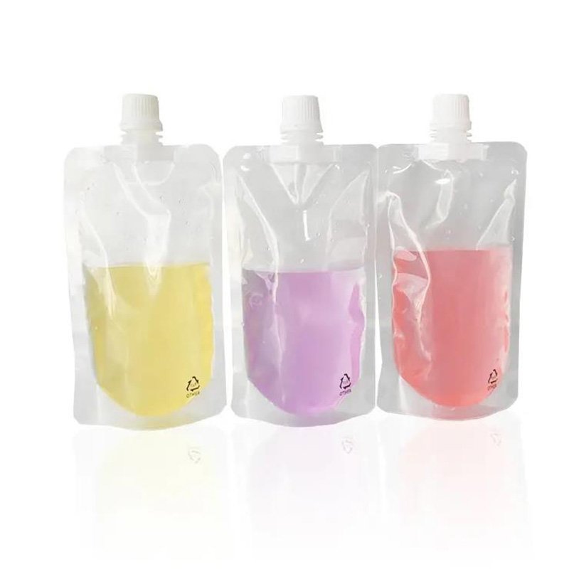 Durable PET PE Spout Pouch For Liquid Detergent Packaging In Multiple Thickness Options
