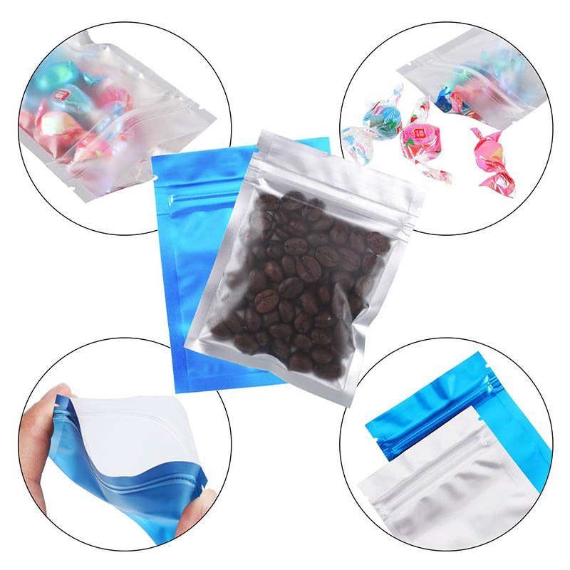 Colored Matte Heat Seal Bag 150 Micron Resealable Pouch for Snacks