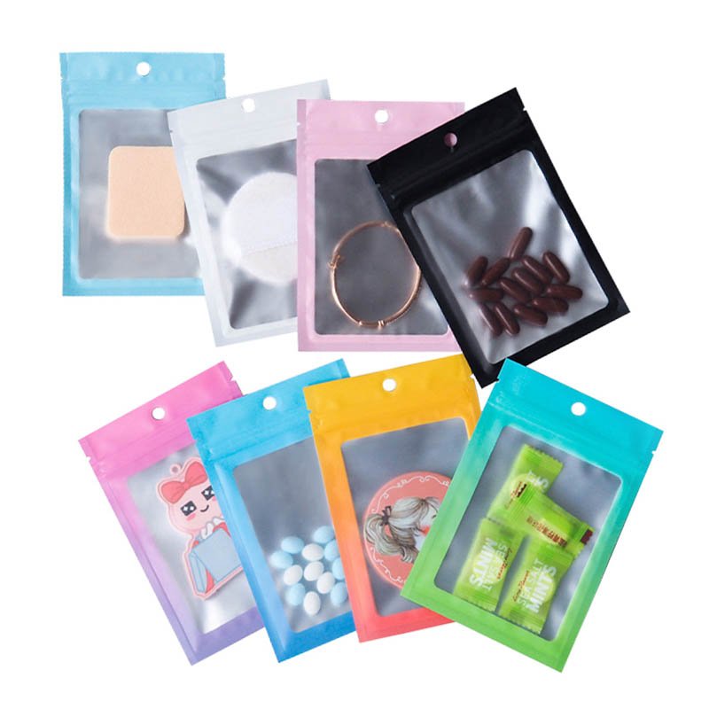 PE Heat Seal Bag Eco Friendly 100 Micron Clear Food Packaging