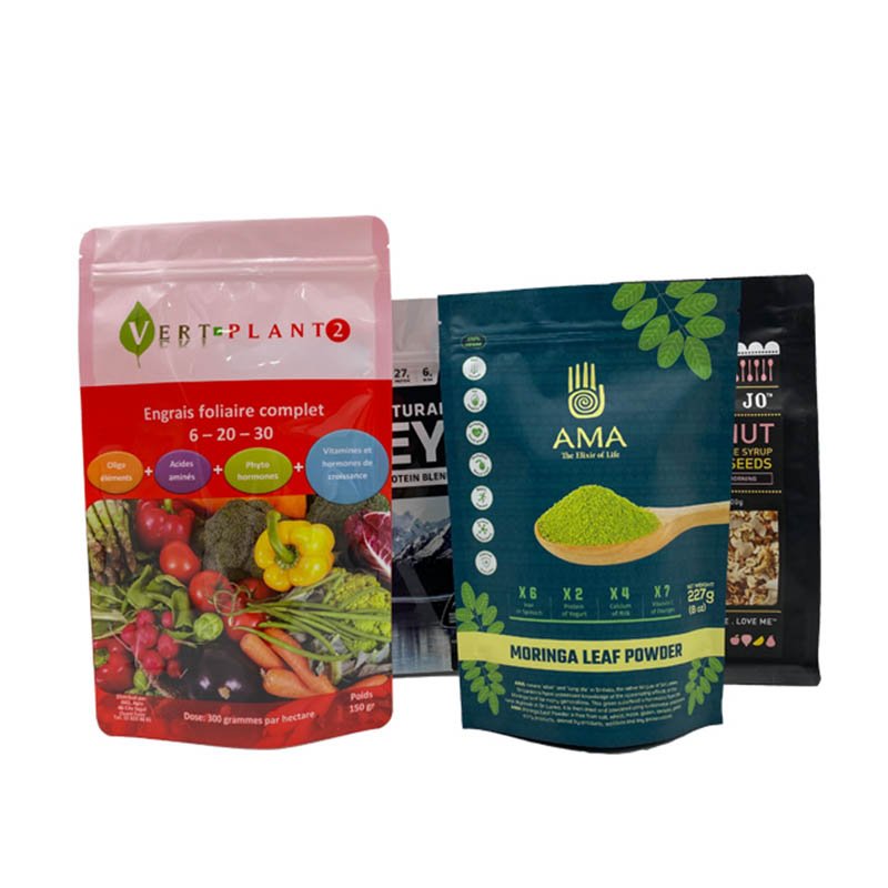 Matte Black Mylar Food Packaging Bag 3 Side Seal Heat Sealable 120μm Thick