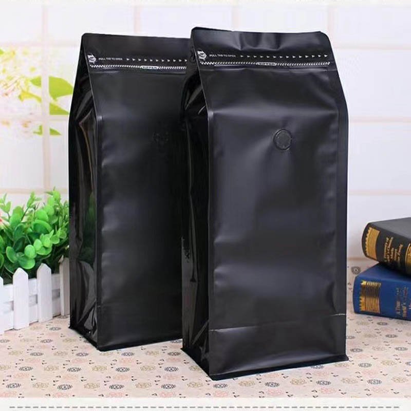 Recyclable Aluminum Foil Food Packaging Bag With Gusset Bottom 16x24cm 6mil