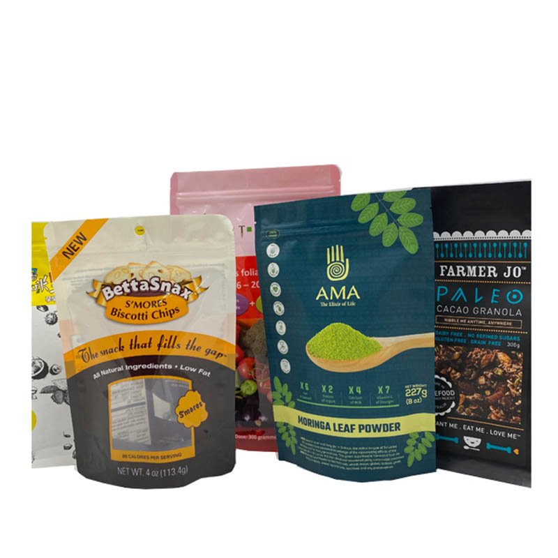 Matte Black Mylar Food Packaging Bag 3 Side Seal Heat Sealable 120μm Thick