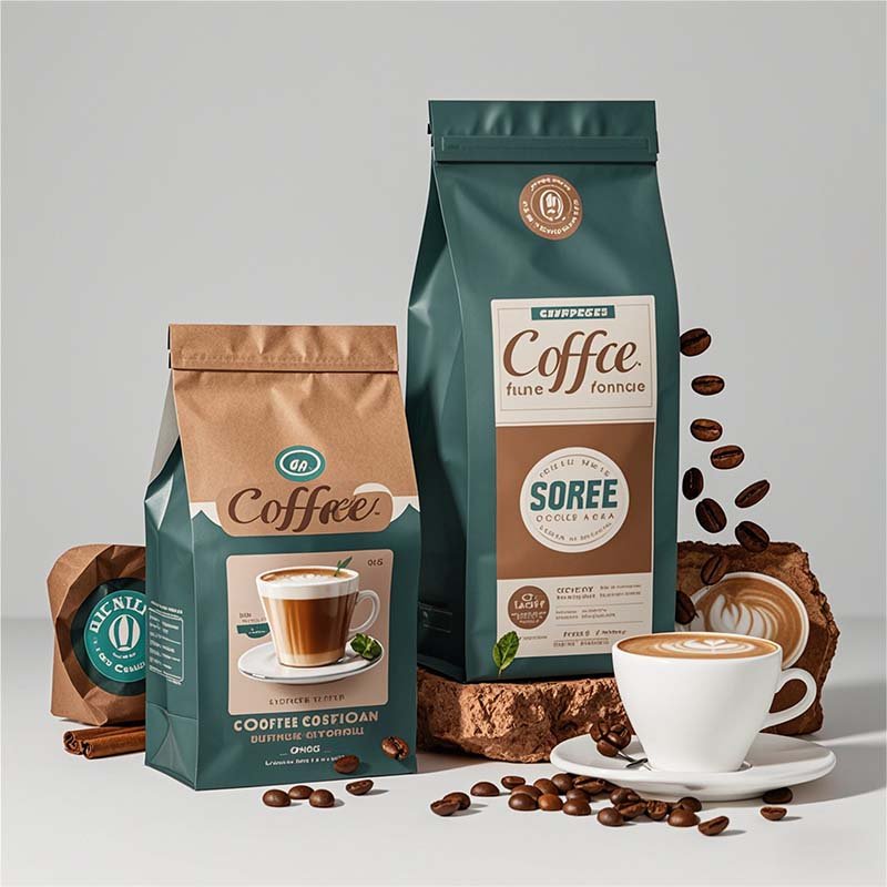 Best Degassing Valve Coffee Bags For Nitrogen Flushing Heat Resistant Seal LOGO Printing wholesale