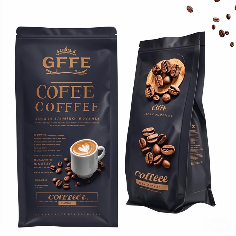 Degassing Valve Coffee Bags For Nitrogen Flushing Heat Resistant Seal LOGO Printing