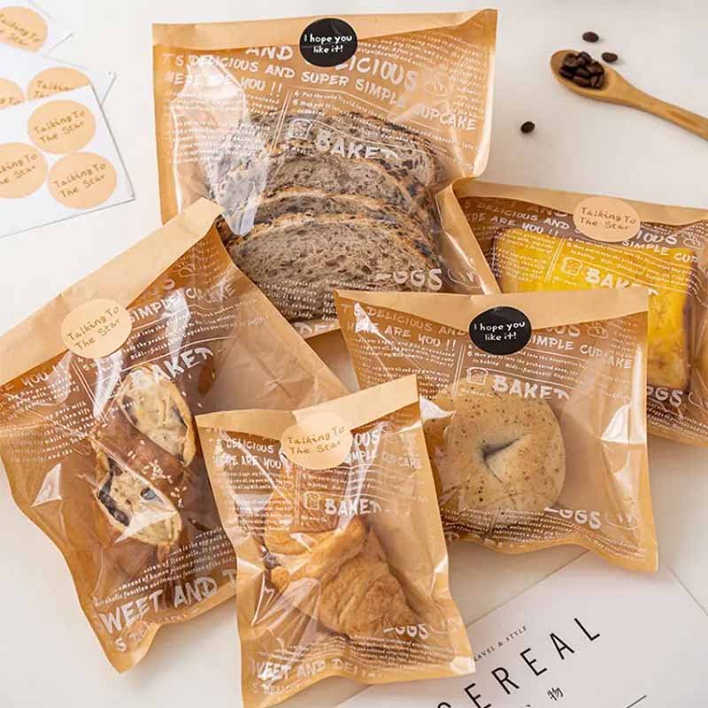 Best Transparent Baking Bags For Easy Food Viewing Storage Baking Use Printed Logo wholesale