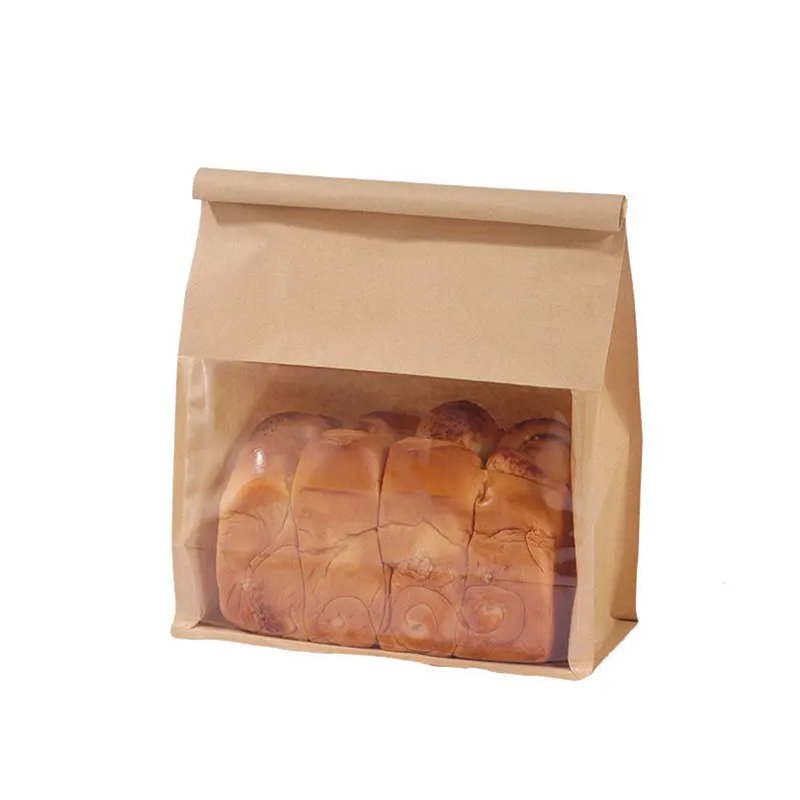 Transparent Baking Bags For Easy Food Viewing Storage Baking Use Printed Logo