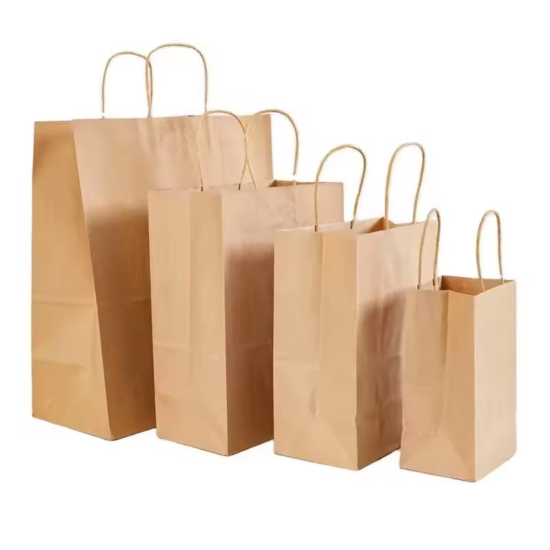Best Reusable Paper Shopping Bags Large Capacity Eco Packaging for Supermarkets wholesale