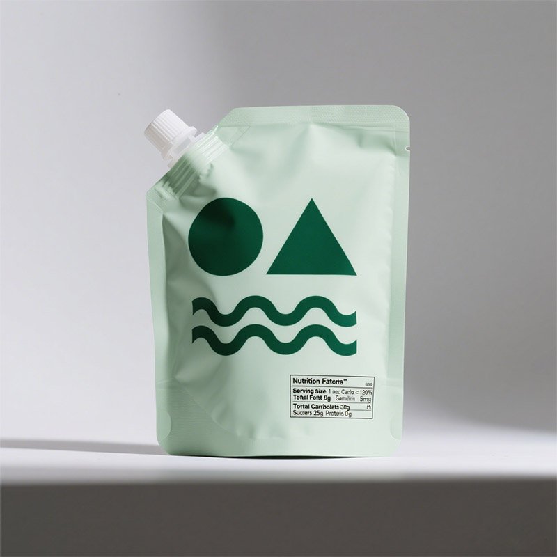 Recyclable Plastic Spout Pouch For Juice And Milk Packaging With Strong Seal