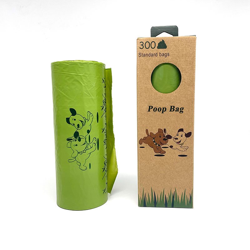 Factory Durable Pet Poop Bags Easy Tear-Off Design Bulk Supply 18 Microns 32x23cm Blue Color