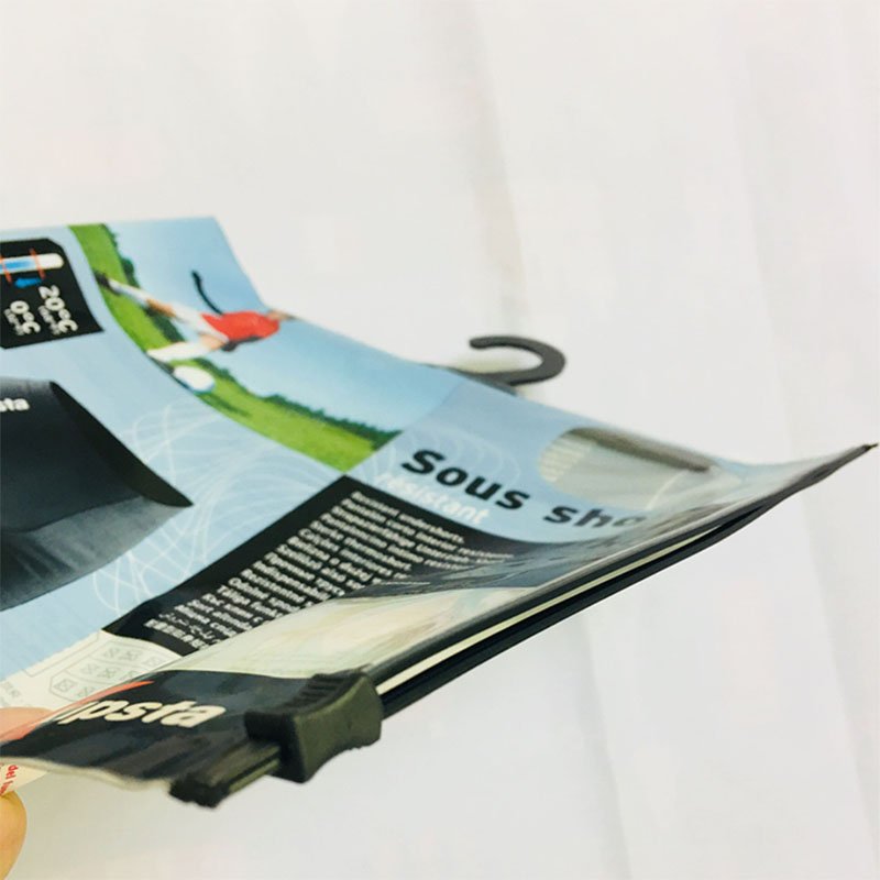 Reusable Transparent Zipper Bags for Shirts Jackets and Fashion Items with Logo