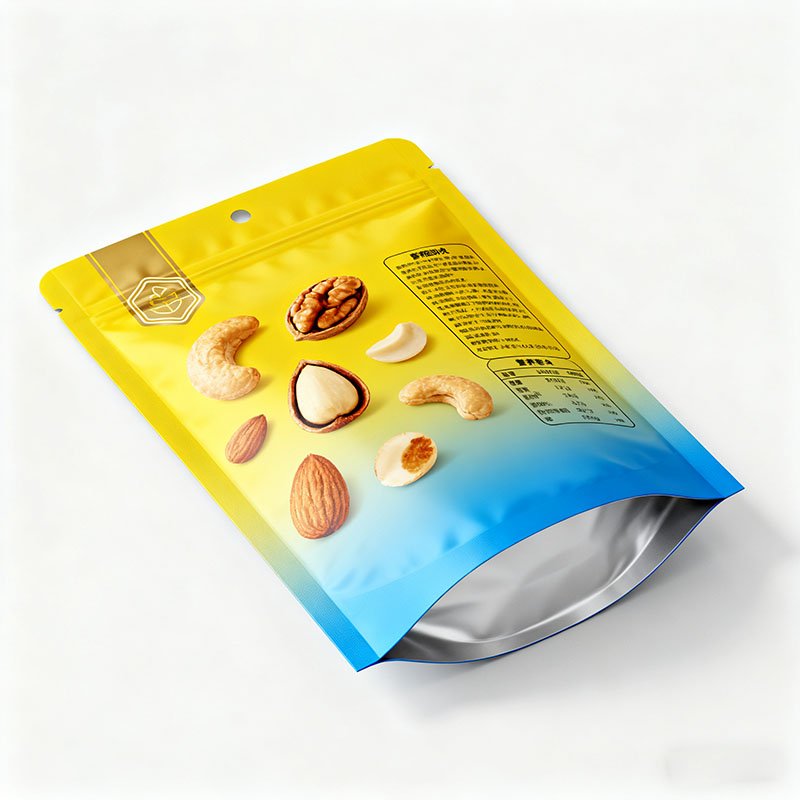 Custom Aluminum Foil Pouch for Food Packaging Recyclable Thick 6mil