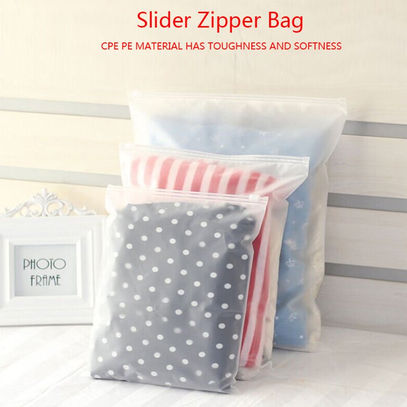 Durable LDPE Zipper Pouch Custom Printed Clothing Packaging Bag with Logo
