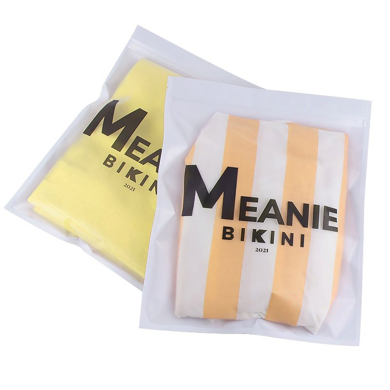 Best Custom LDPE Zipper Clothing Packaging Bags With Clear Window and Extra Thickness wholesale