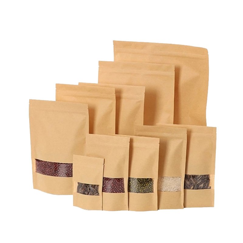 Best Biodegradable Kraft Coffee Bags With One Way Valve And Zipper Custom Printing wholesale