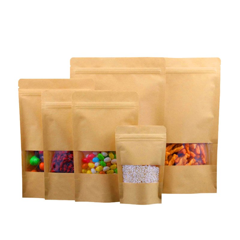 Kraft Coffee Bags With Degass Valve Custom Sizes And Printing For Fresh Coffee