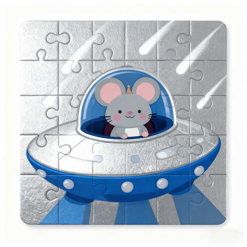 Best Bright Space Explorer Puzzle Large Easy Grip Pieces for Toddlers Preschool Learning wholesale