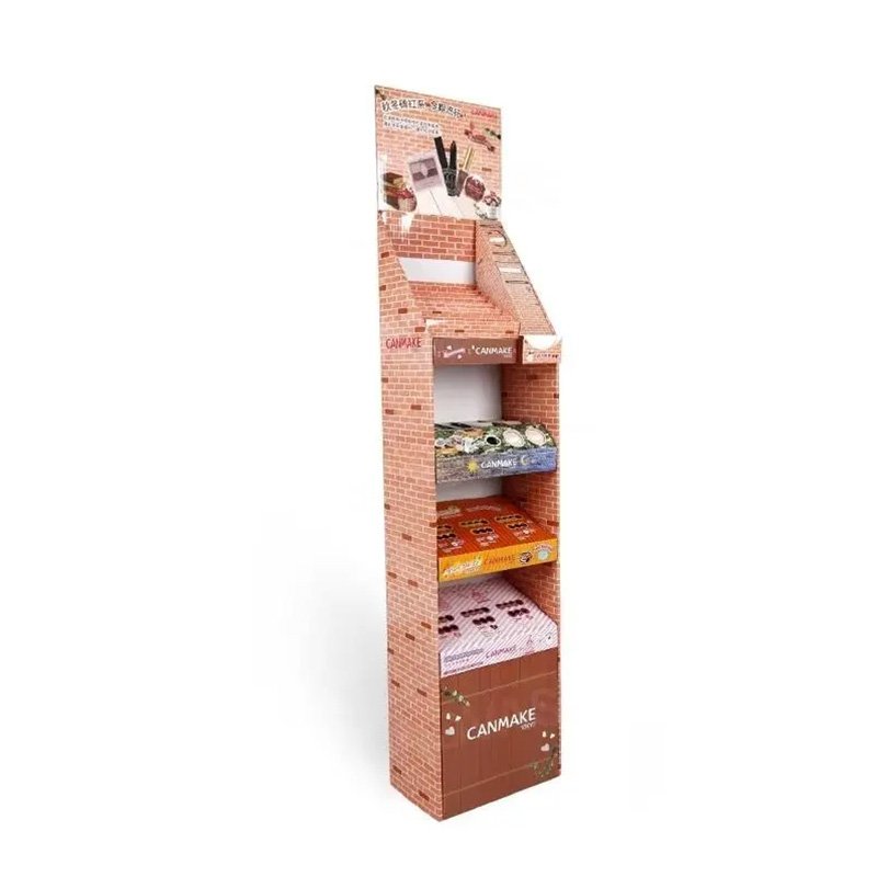 Best Foldable Paper Display Rack Custom Color Shape Retail Store Use wholesale