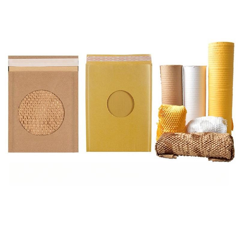 Best Custom Size Biodegradable Honeycomb Mailers Shock Resistant Bags Factory Wholesale wholesale