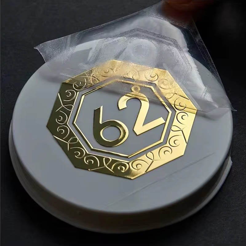 Personalized Metal UV Transfer Stickers Waterproof for Bottles Cars Electronics