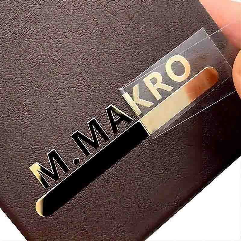 Best Premium 3D Metallic UV Transfer Labels Long Lasting Weatherproof Factory Supply wholesale