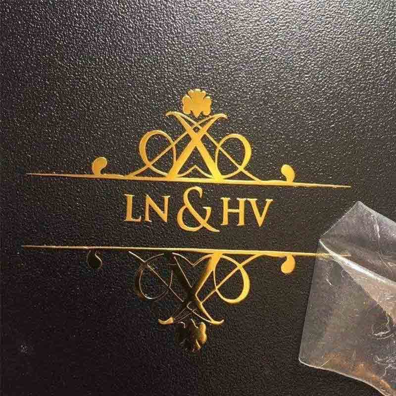 Durable UV Resistant Metal Decals with 3D Embossed Effect for Brand Customization