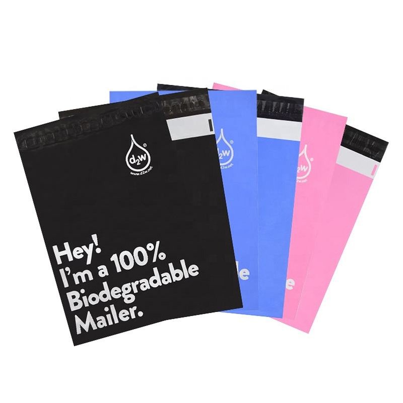Best Eco-Friendly Biodegradable Mailer Bags with Custom Logo Printing for Apparel Brands wholesale