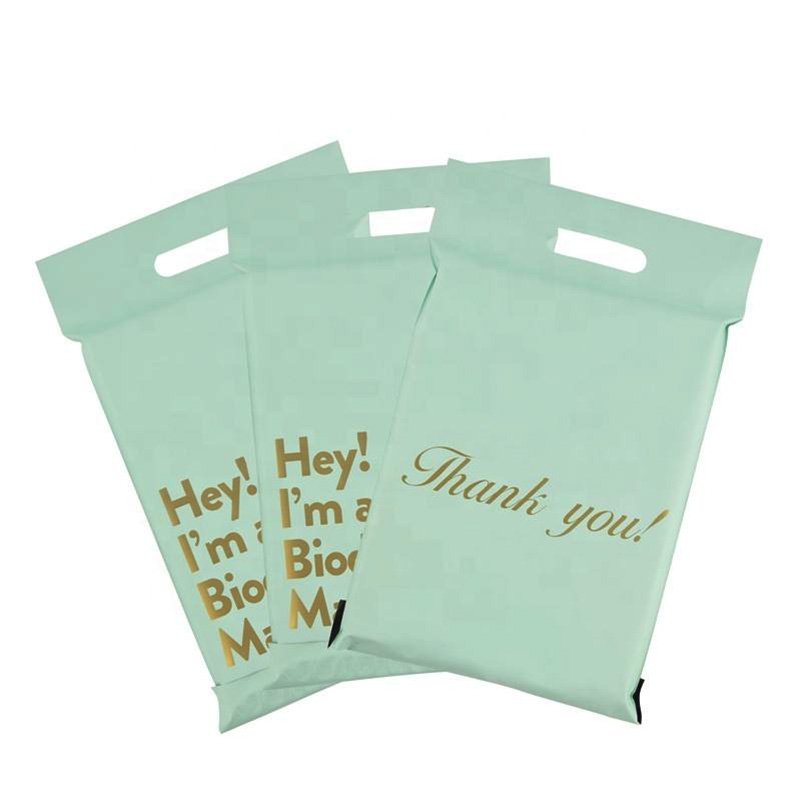 Strong Biodegradable Courier Bags Custom Printed for Eco Clothing Packaging Needs