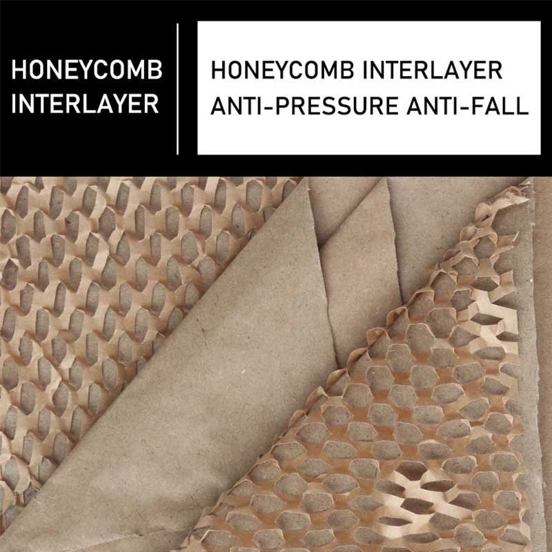 Compostable Honeycomb Bubble Mailers Recyclable Shockproof Packaging Factory