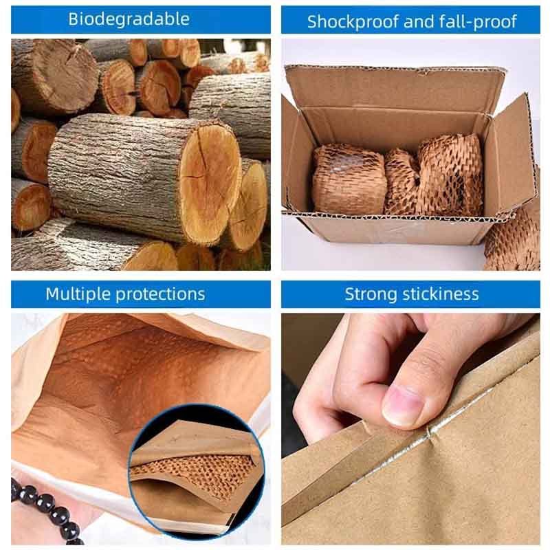 Sustainable Honeycomb Cushion Mailers Custom Printed Eco Shipping Envelopes